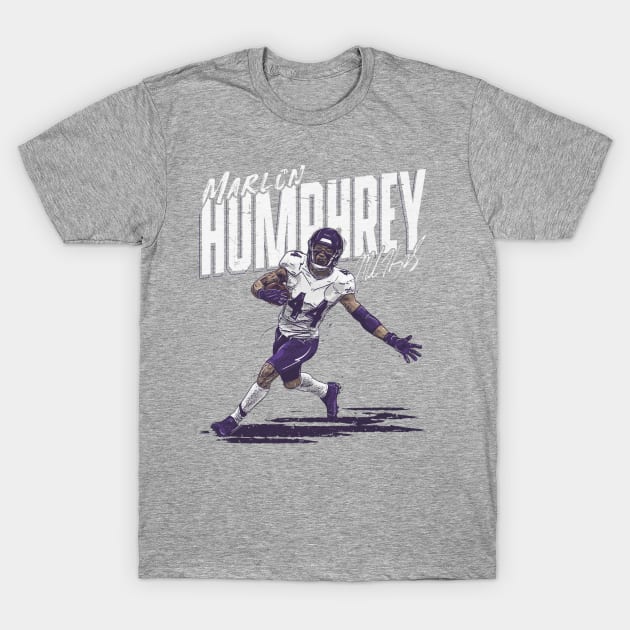 Marlon Humphrey Baltimore Chisel T-Shirt by Buya_Hamkac